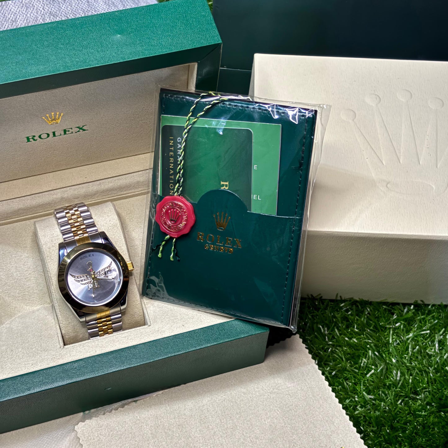 Rolex Style Custom Eagle Dial Watch