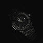 PP Luxury Iced-Out Black Crystal Watch – Date Display | Statement Piece