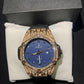 Hubloat Royal Quartz Watch – Midnight Blue & Gold