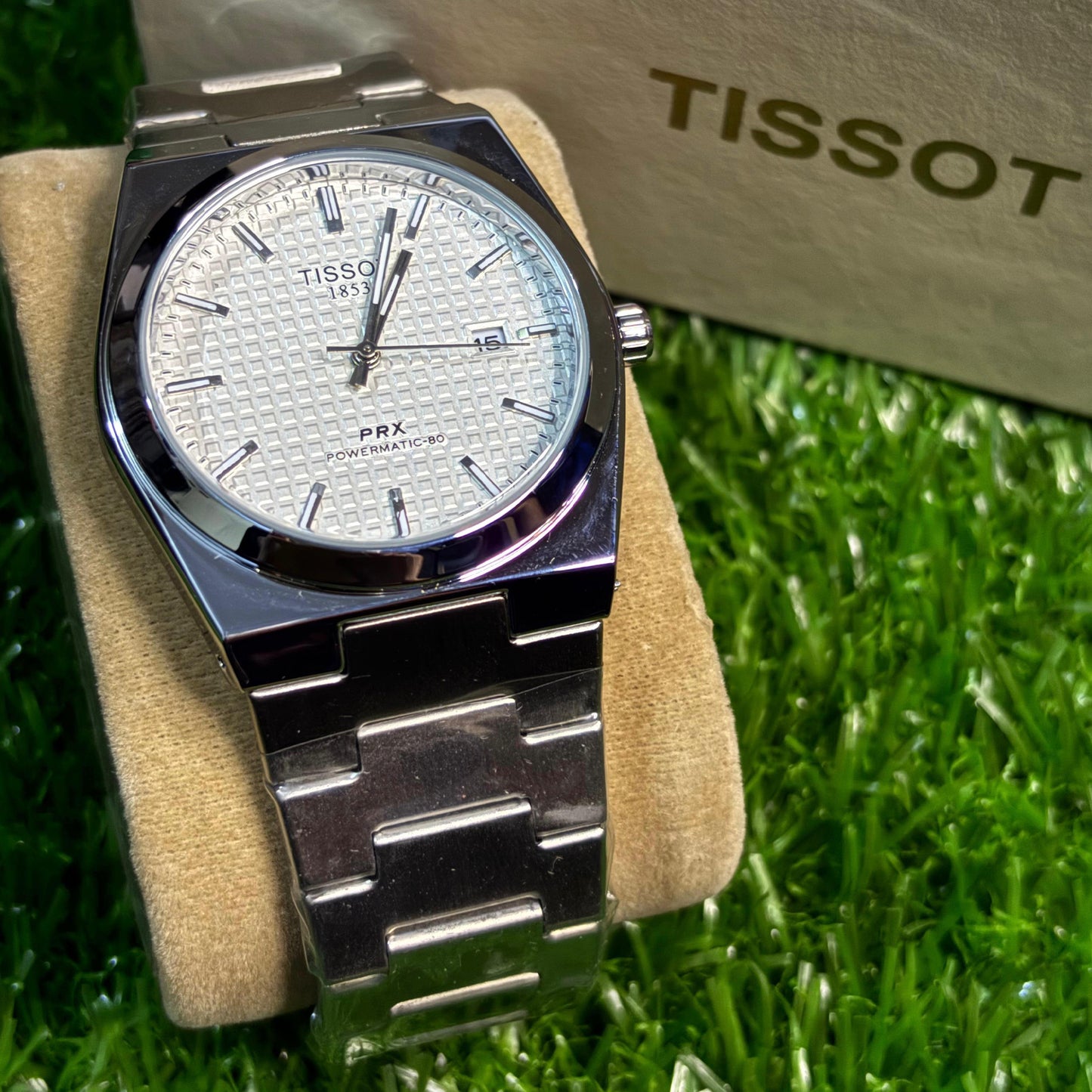 TISSOT PRX Silver Watch